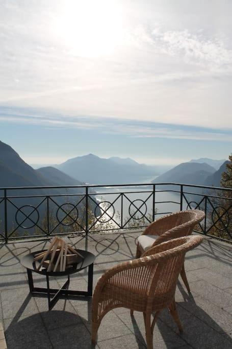 Ferienwohnung La Perla Di Bre' Lugano Exterior foto