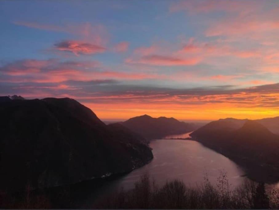 Ferienwohnung La Perla Di Bre' Lugano Exterior foto