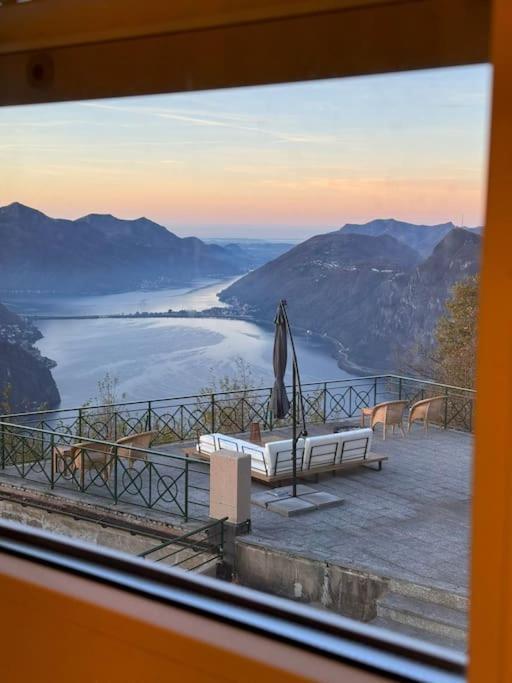 Ferienwohnung La Perla Di Bre' Lugano Exterior foto
