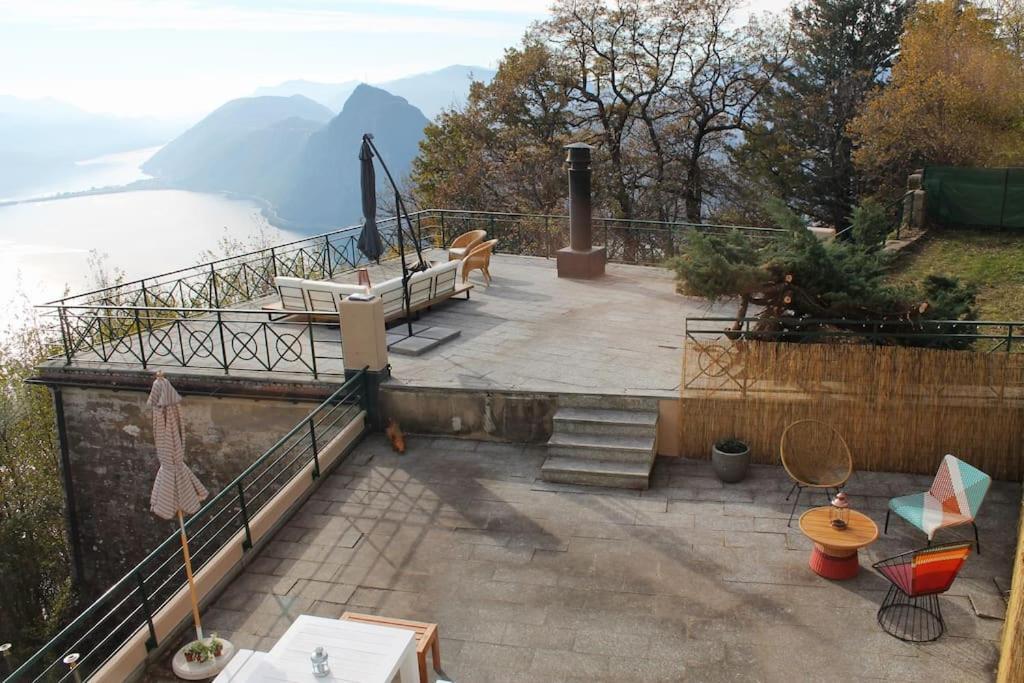 Ferienwohnung La Perla Di Bre' Lugano Exterior foto