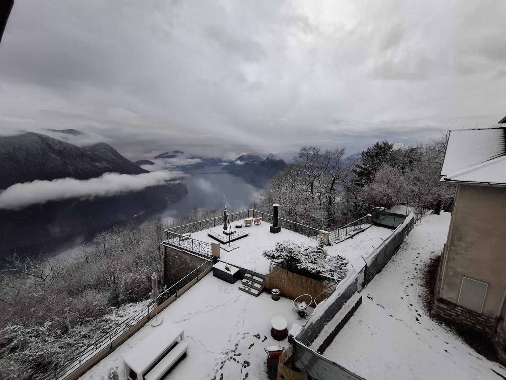 Ferienwohnung La Perla Di Bre' Lugano Exterior foto