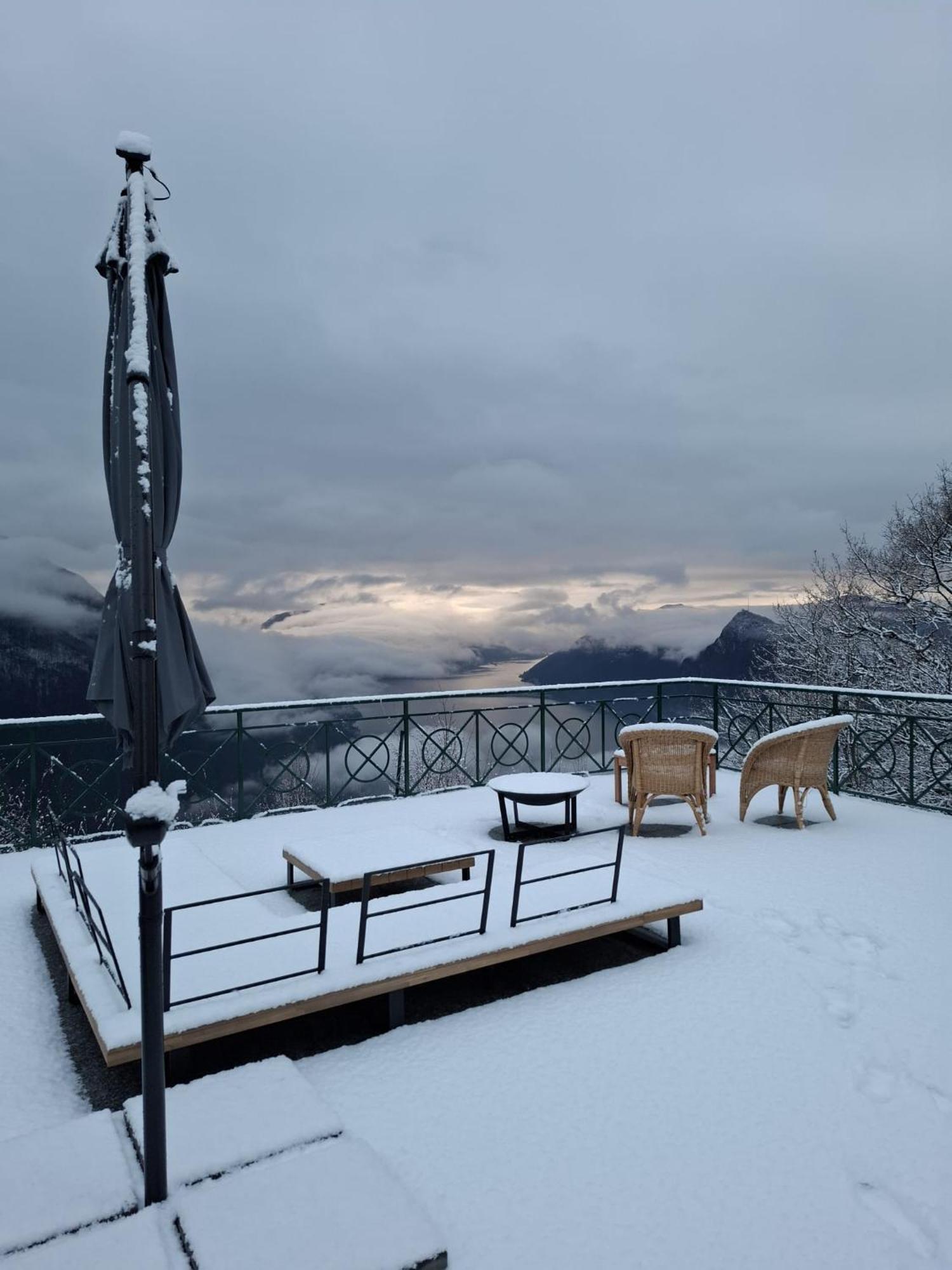 Ferienwohnung La Perla Di Bre' Lugano Exterior foto