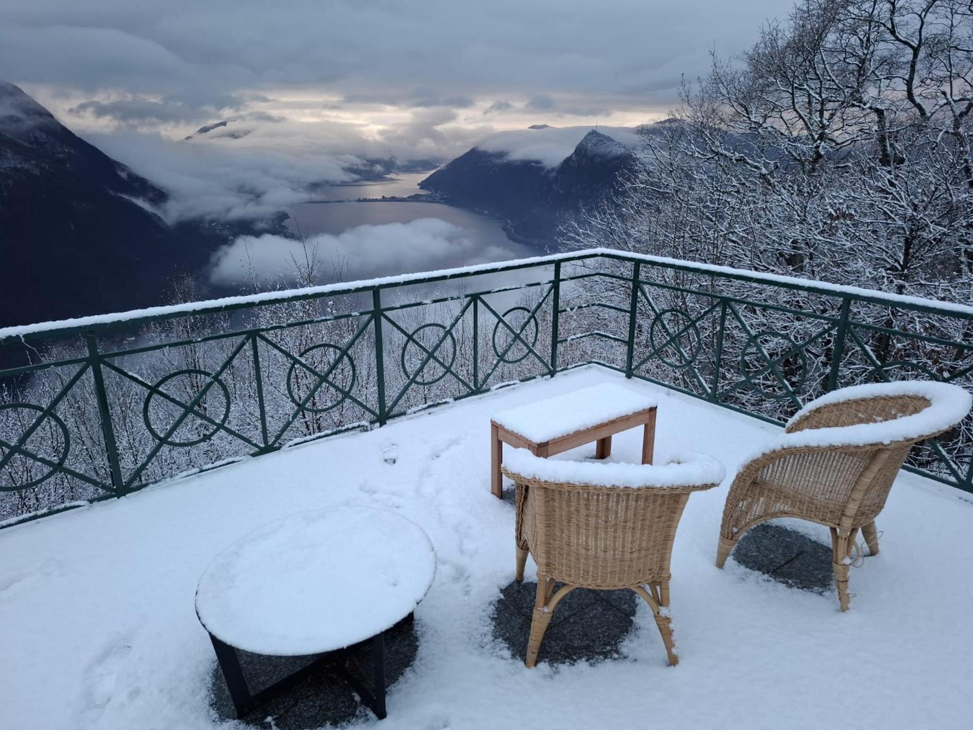 Ferienwohnung La Perla Di Bre' Lugano Exterior foto